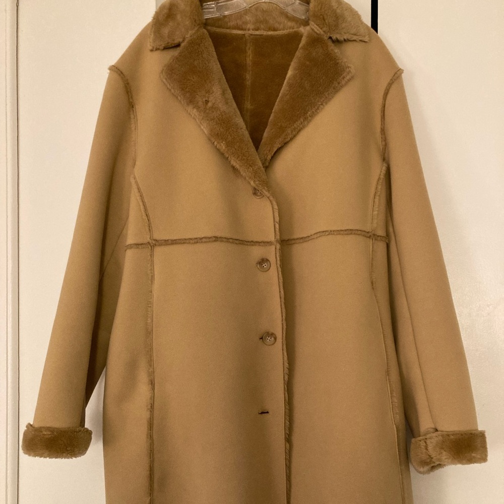 Faux women’s coat